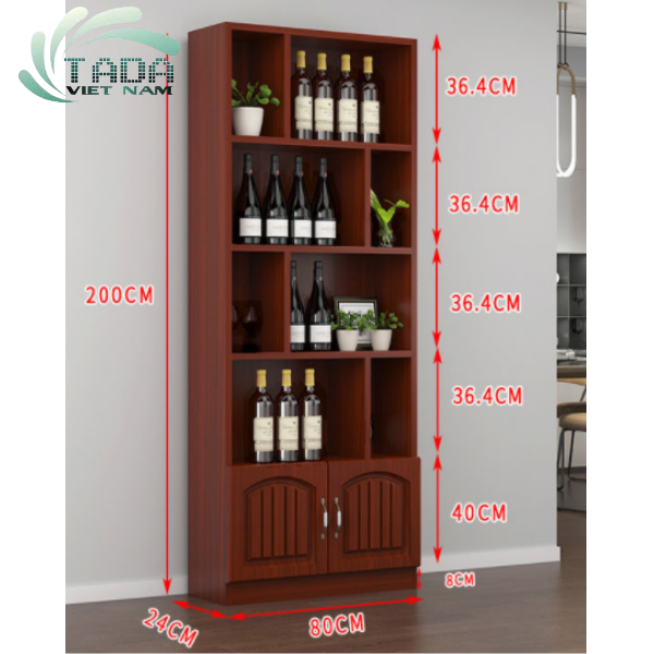 Tủ rượu thương hiệu Nội thất TADA mã TD1623 chất liệu gỗ MDF