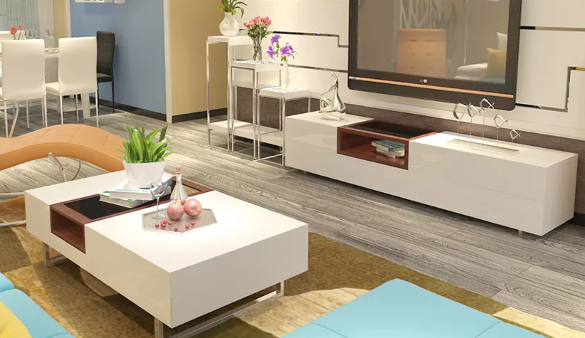 Kệ gỗ tivi nhã nhặn TD675