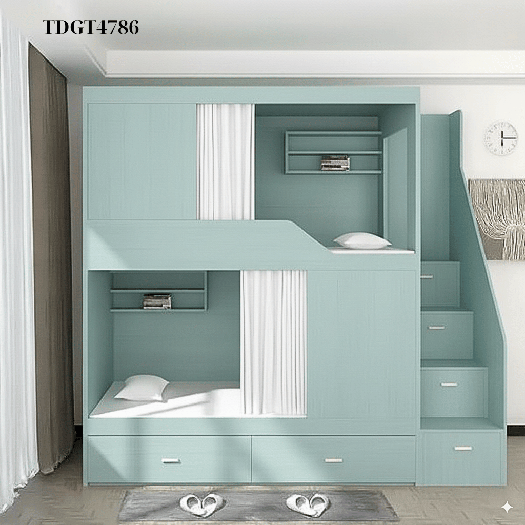 Giường tầng TDGT4786 – Lựa chọn thông minh cho không gian hiện đại