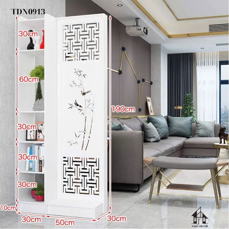 Tủ đa năng TDN0913 – Giải pháp lưu trữ phong thủy và thẩm mỹ cho không gian hiện đại