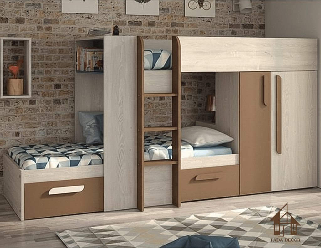Giường 2 Tầng Tối Giản – Lựa Chọn Hoàn Hảo Cho Không Gian Gia Đình Hiện Đại - TDGT3005