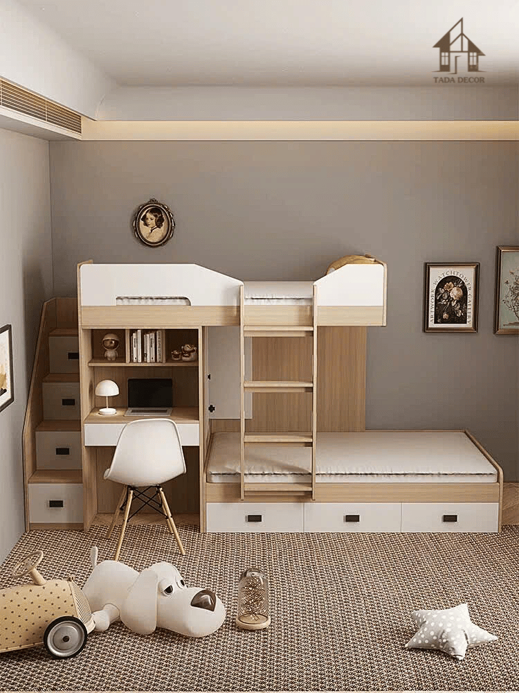 Giường tầng GT98 – Giải pháp thông minh cho phòng ngủ hiện đại