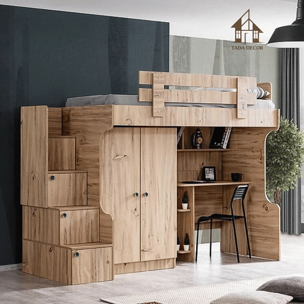 Giường 2 tầng kết hợp nhiều Tiện ích, hiện đại - TDGT2003