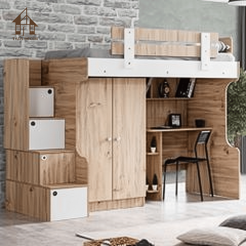 Giường 2 tầng kết hợp nhiều Tiện ích, hiện đại - TDGT2003