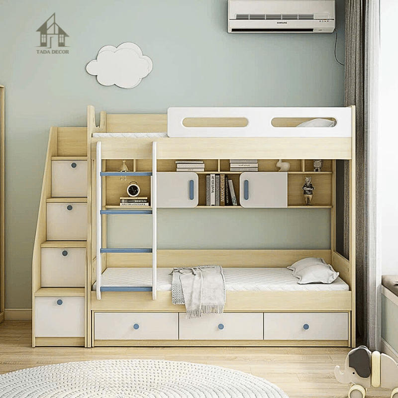 Giường tầng gỗ công nghiệp GT90– Giải pháp tối ưu cho không gian hiện đại