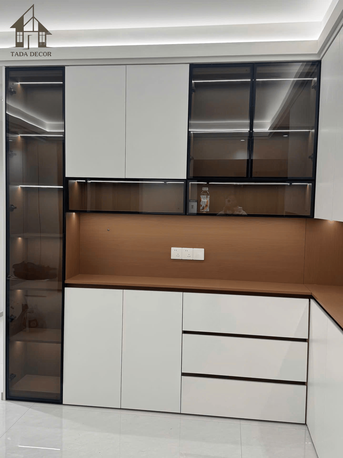 tủ bếp đa năng chữ L TADA