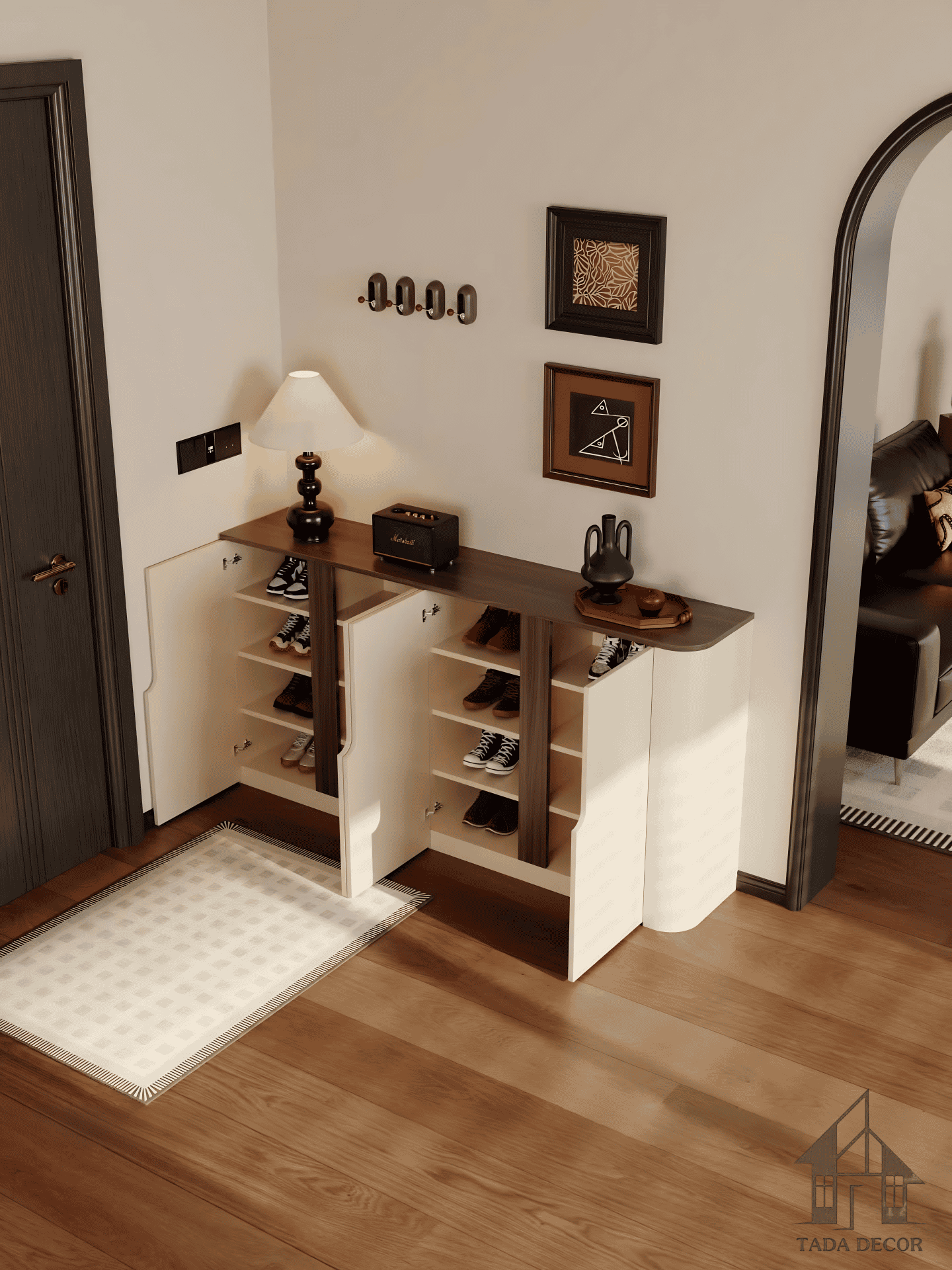 tủ giày gỗ mdf TADA