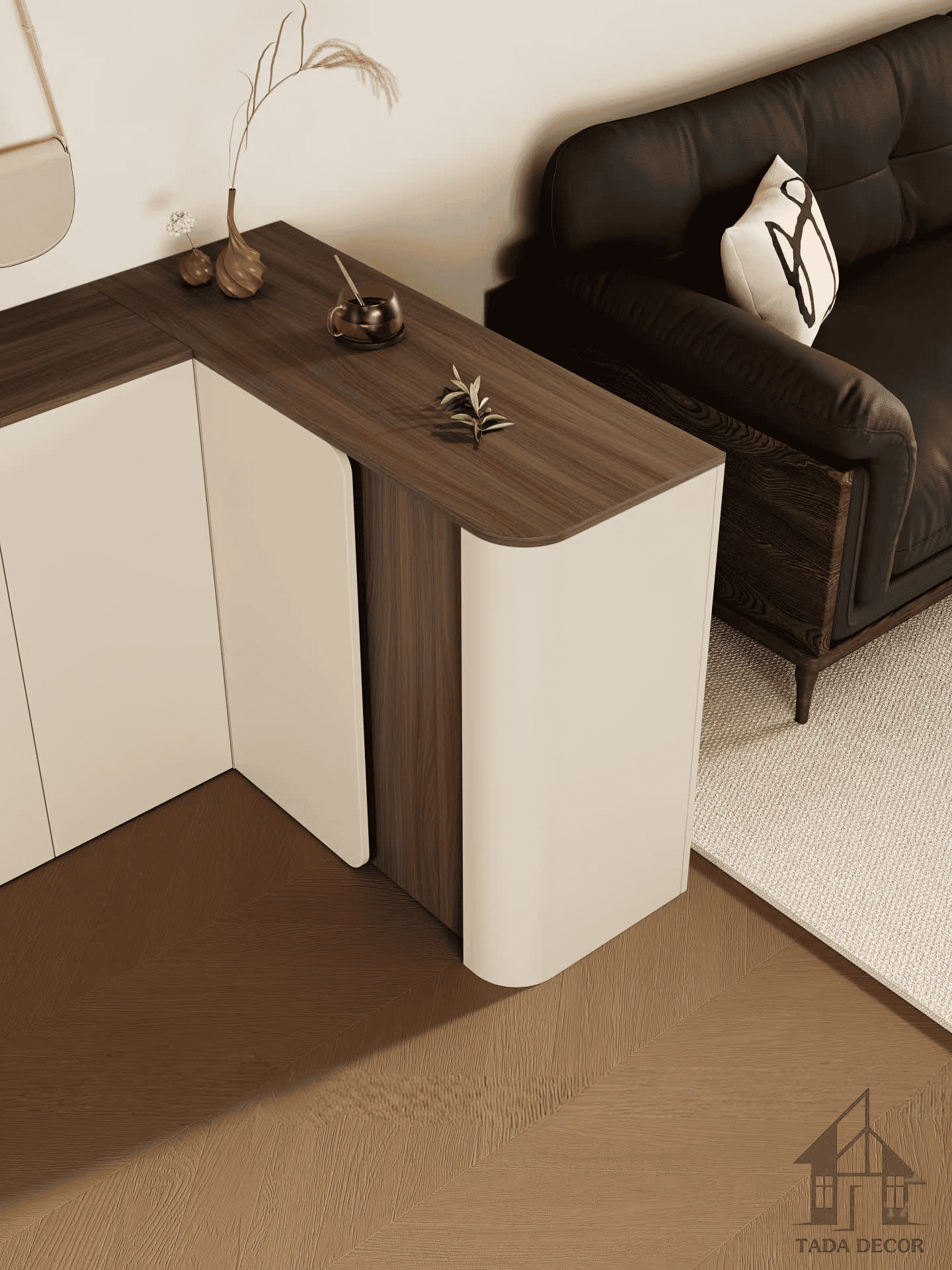 tủ giày gỗ mdf ngăn phòng TADA