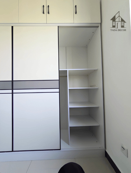 tủ quần áo gỗ mdf cánh trượt TADA