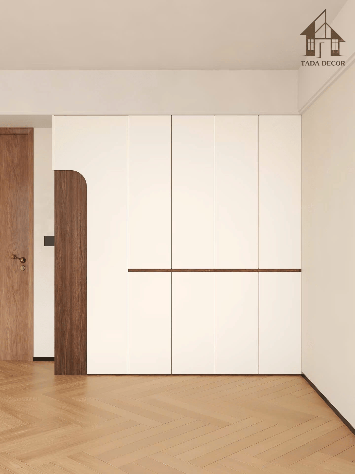 tủ quần áo cánh mở gỗ mdf TADA