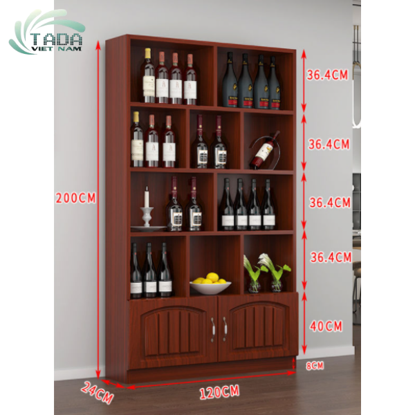 Tủ rượu thương hiệu Nội thất TADA mã TD1623 chất liệu gỗ MDF