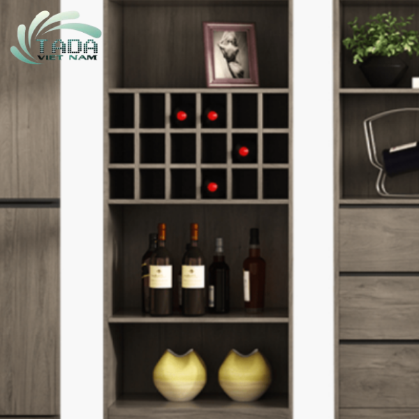 Tủ rượu trang trí gỗ công nghiệp TADA VIETNAM- TD1628