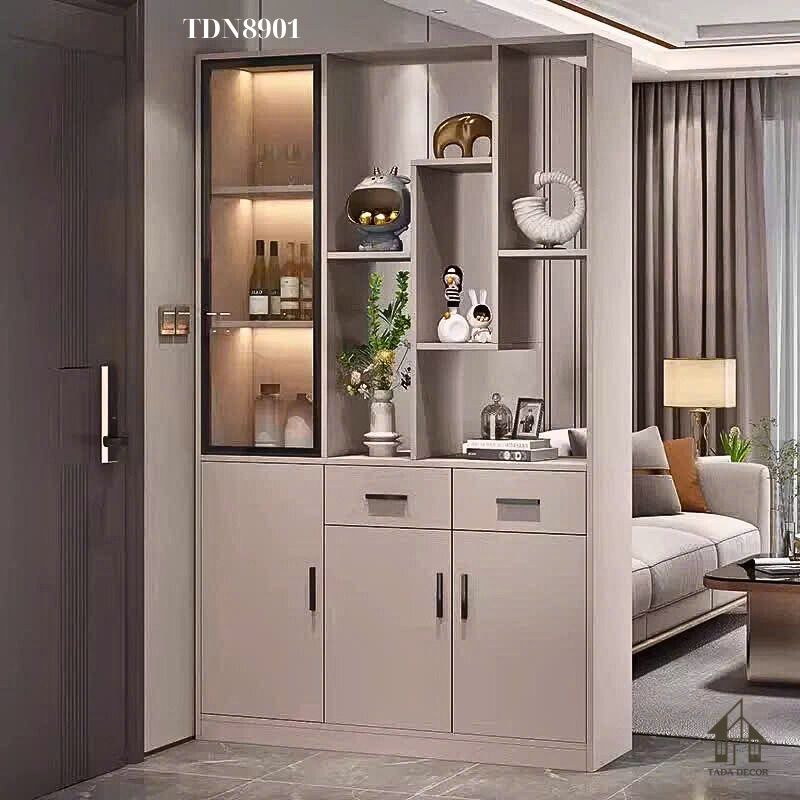 Biến góc phòng khách thêm đẳng cấp với tủ đa năng TDN8901