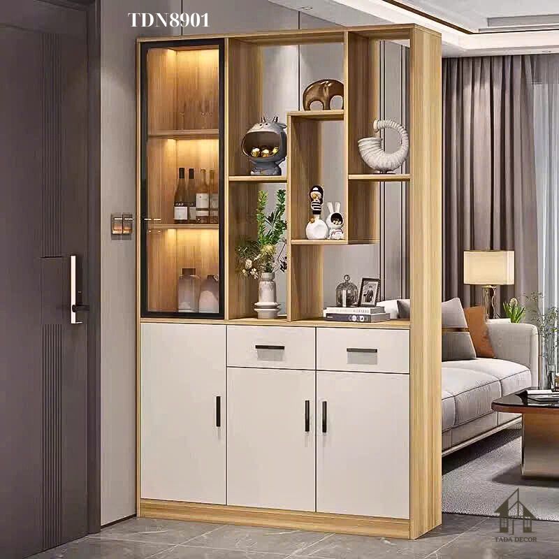 Biến góc phòng khách thêm đẳng cấp với tủ đa năng TDN8901