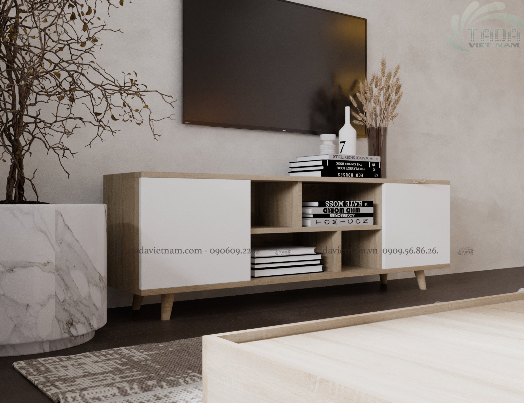 COMBO CHUẨN PHÒNG NGỦ GIƯỜNG TATAMI 9223 TADAVIETNAM - TD9223