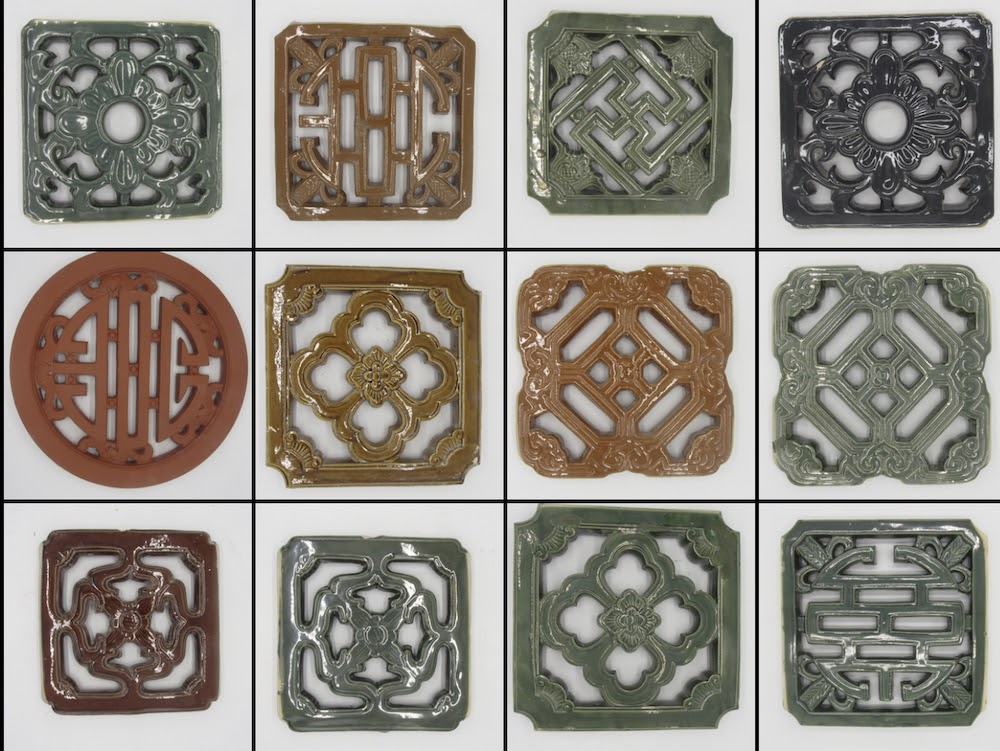 Bộ sản phẩm gạch thông gió tráng men