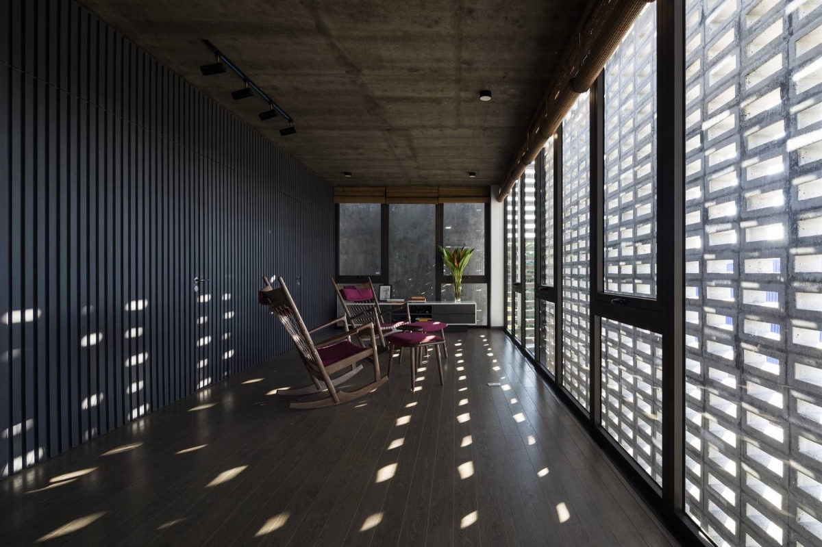 gạch thông gió bằng vật liệu