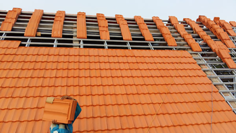 Sản phẩm ngói có sức chống nước, chống nhiệt cao