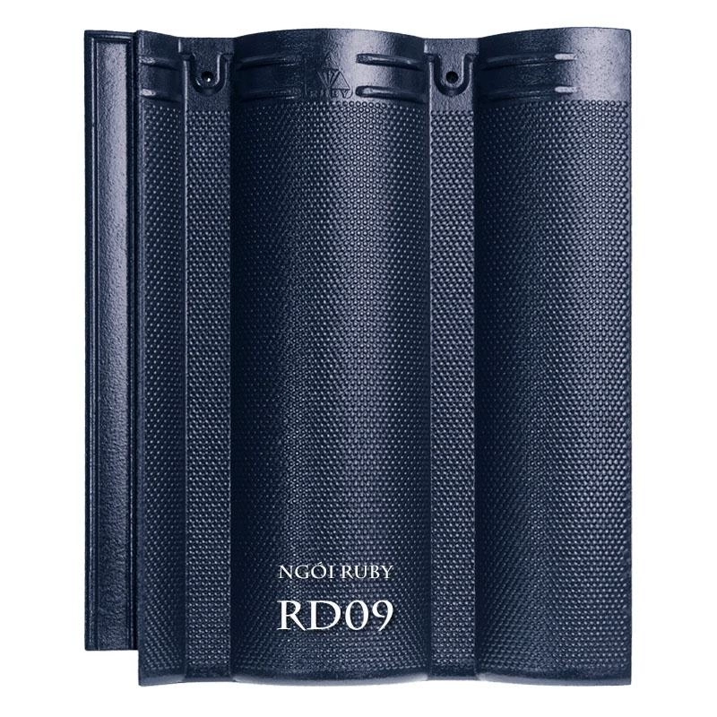 Ngói màu Nhật Bản Ruby RD09 - màu xanh đen