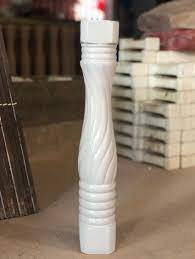 Lan can xoắn men trắng