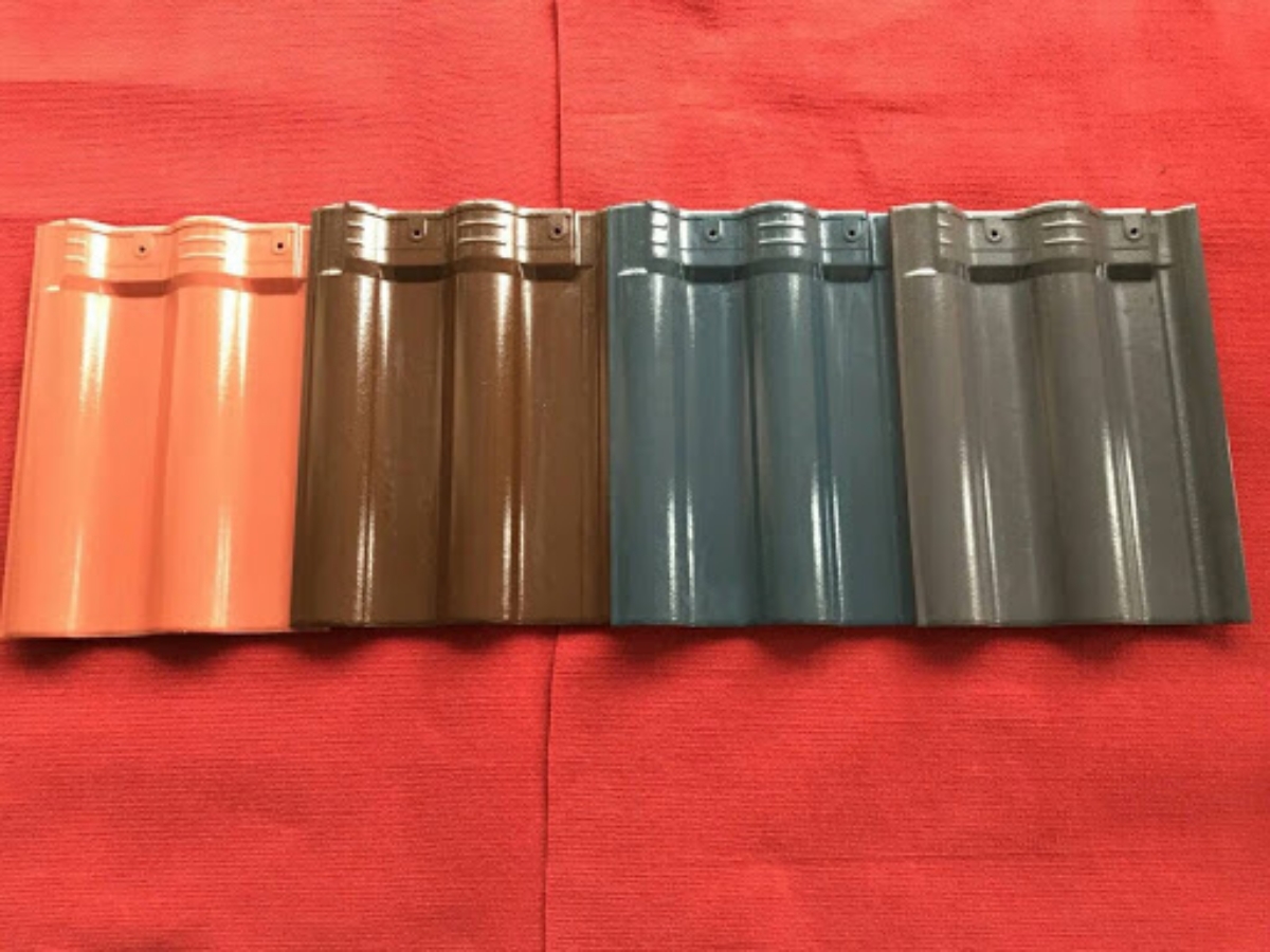 ngói trang men kích thước