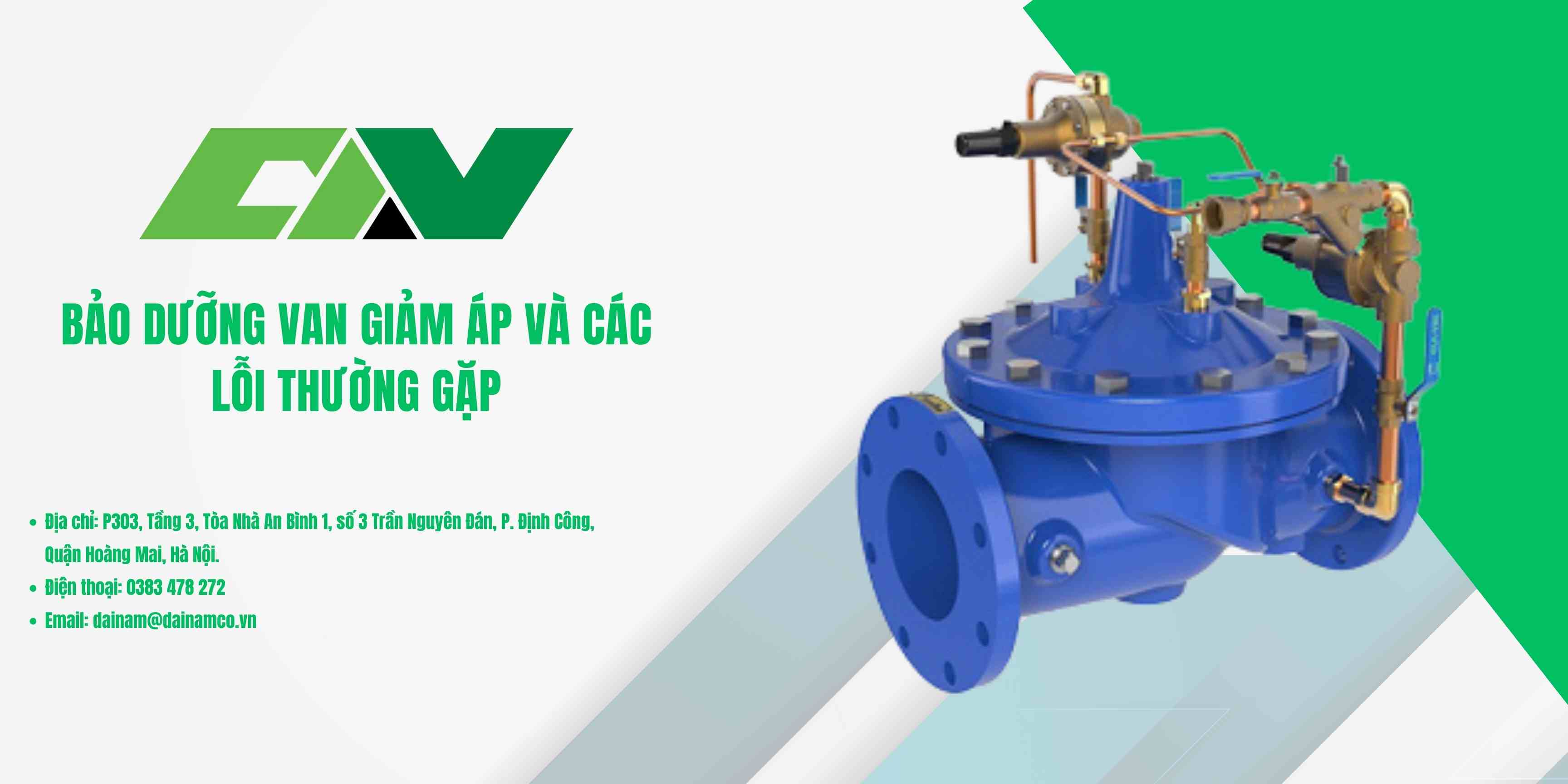 Bảo dưỡng Van giảm áp và các lỗi thường gặp