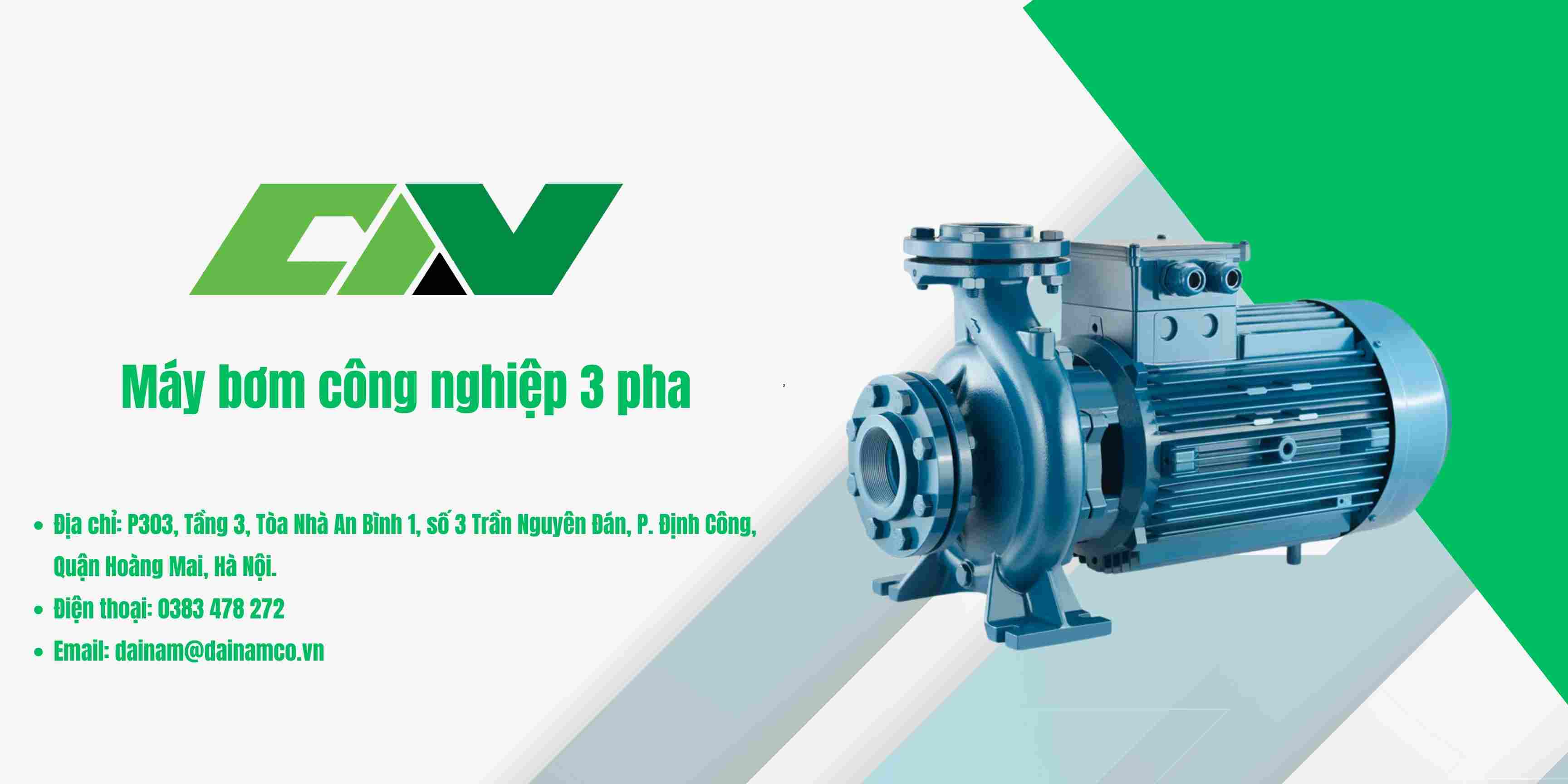 Máy bơm công nghiệp 3 pha