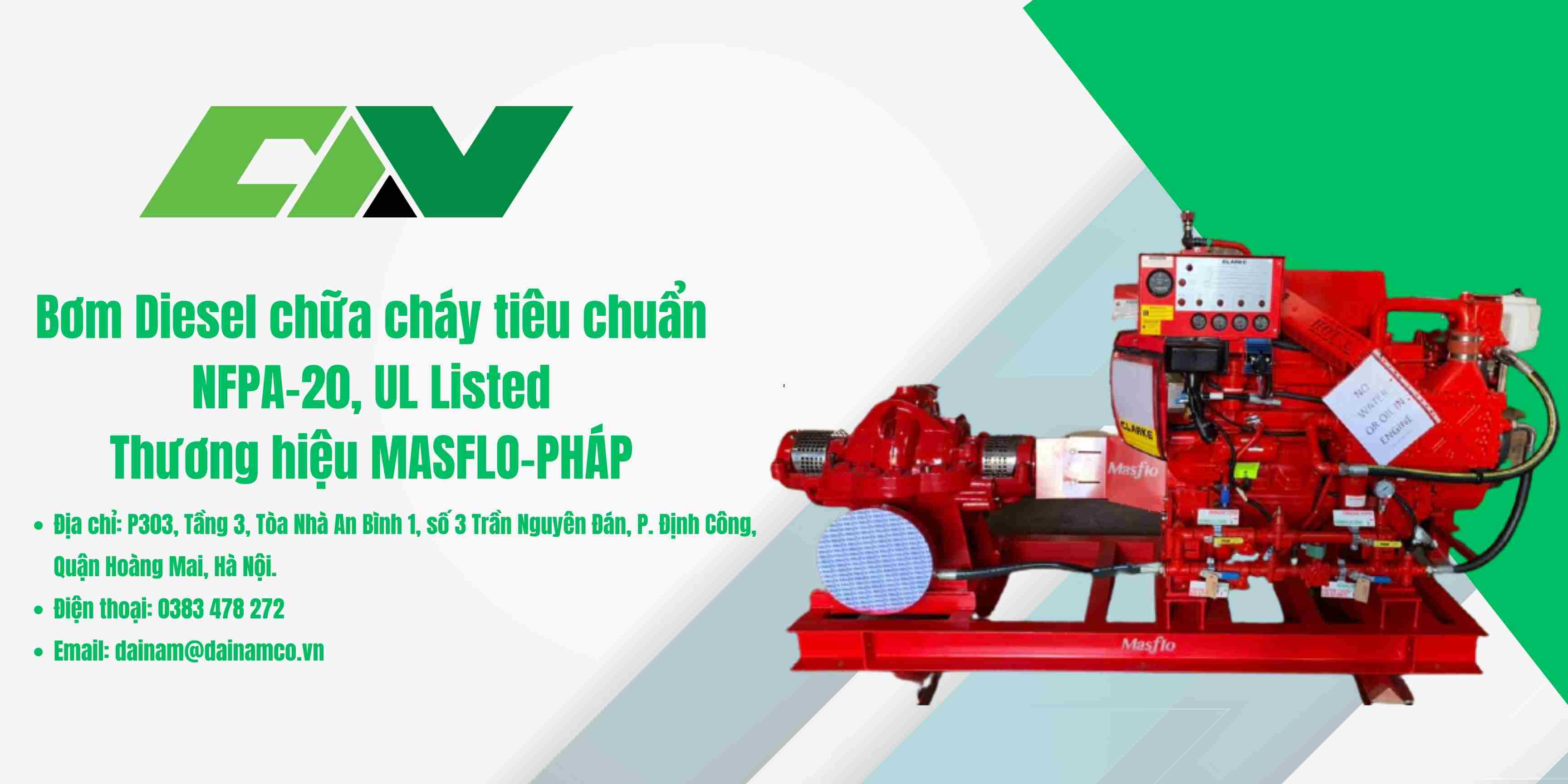 MUA MÁY BƠM CHỮA CHÁY DIESEL CHÍNH HÃNG TẠI TPHCM