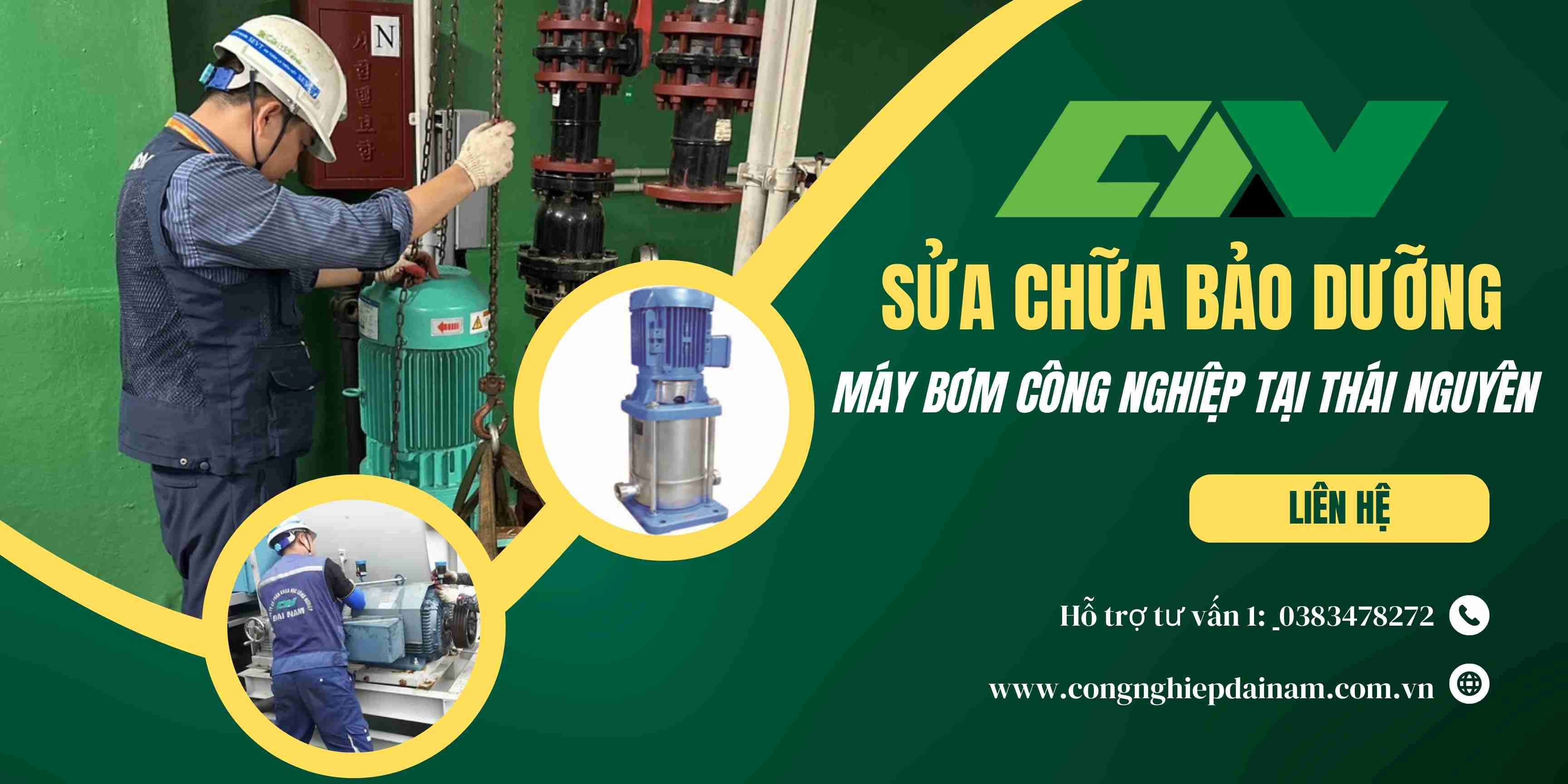 Bảo dưỡng và sửa chữa máy bơm công nghiệp tại Thái Nguyên