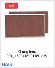 Khung làm mát inox