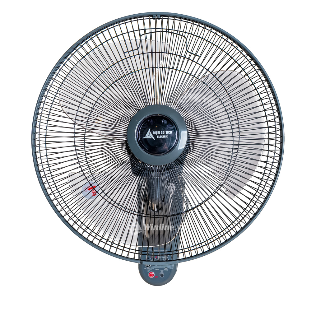 Quạt treo tường Tico MS400 điều khiển từ xa, Màu Xám