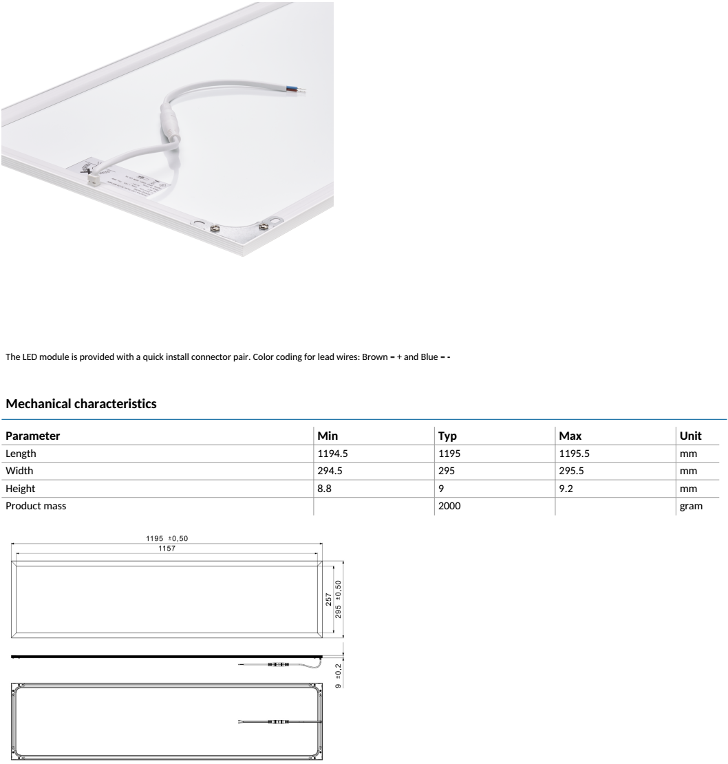 kích thước panel 30x120