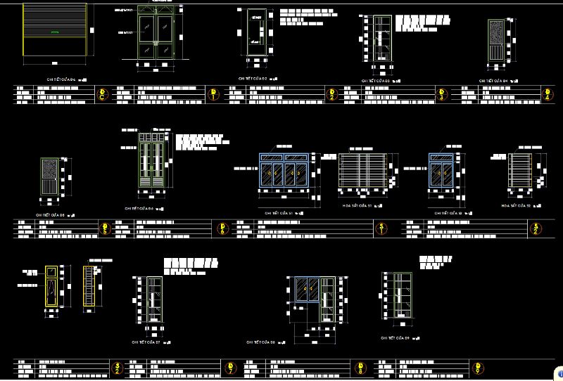 File Cad vách ngăn di động