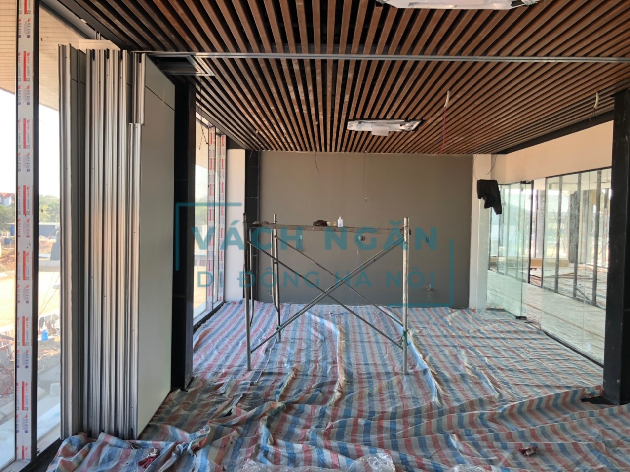 Công trình vách ngăn di động tại nhà máy ni tơ lỏng Messer - Thái Nguyên