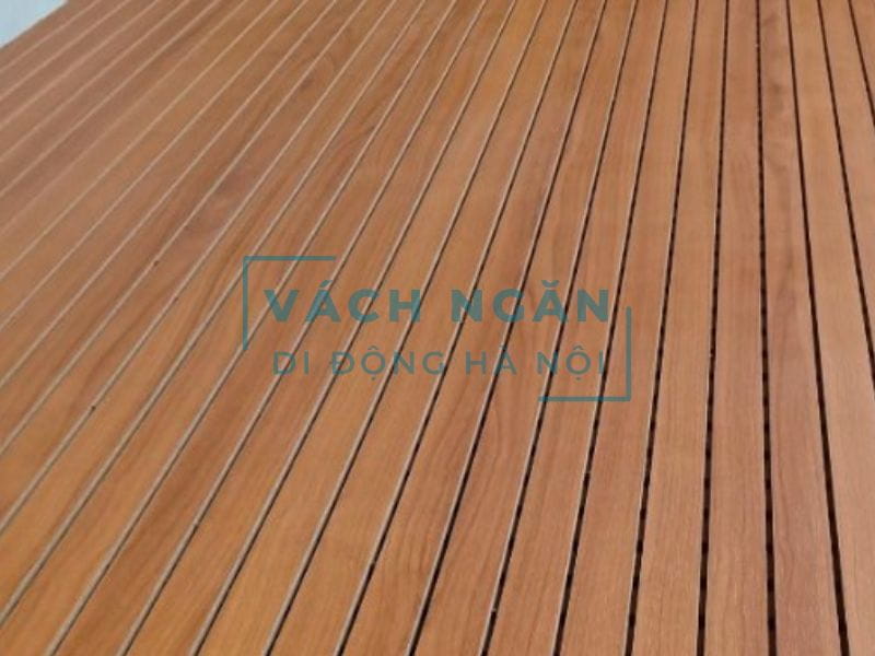 Gỗ tiêu âm bề mặt phủ Veneer