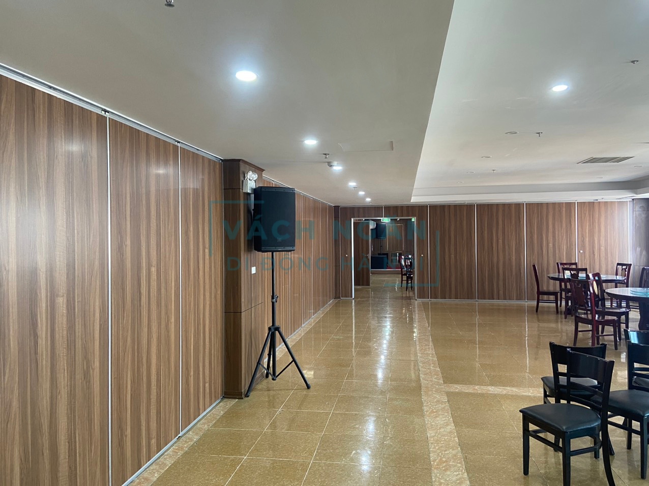 Công trình vách ngăn di động tầng 8 C47 Bộ Công An