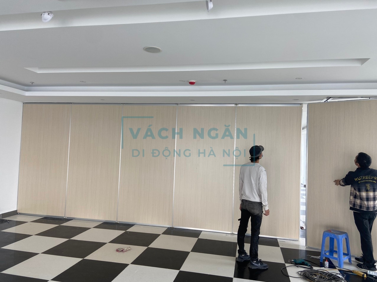 Công trình vách ngăn di động tầng 38 tại trường ĐH Phenikaa