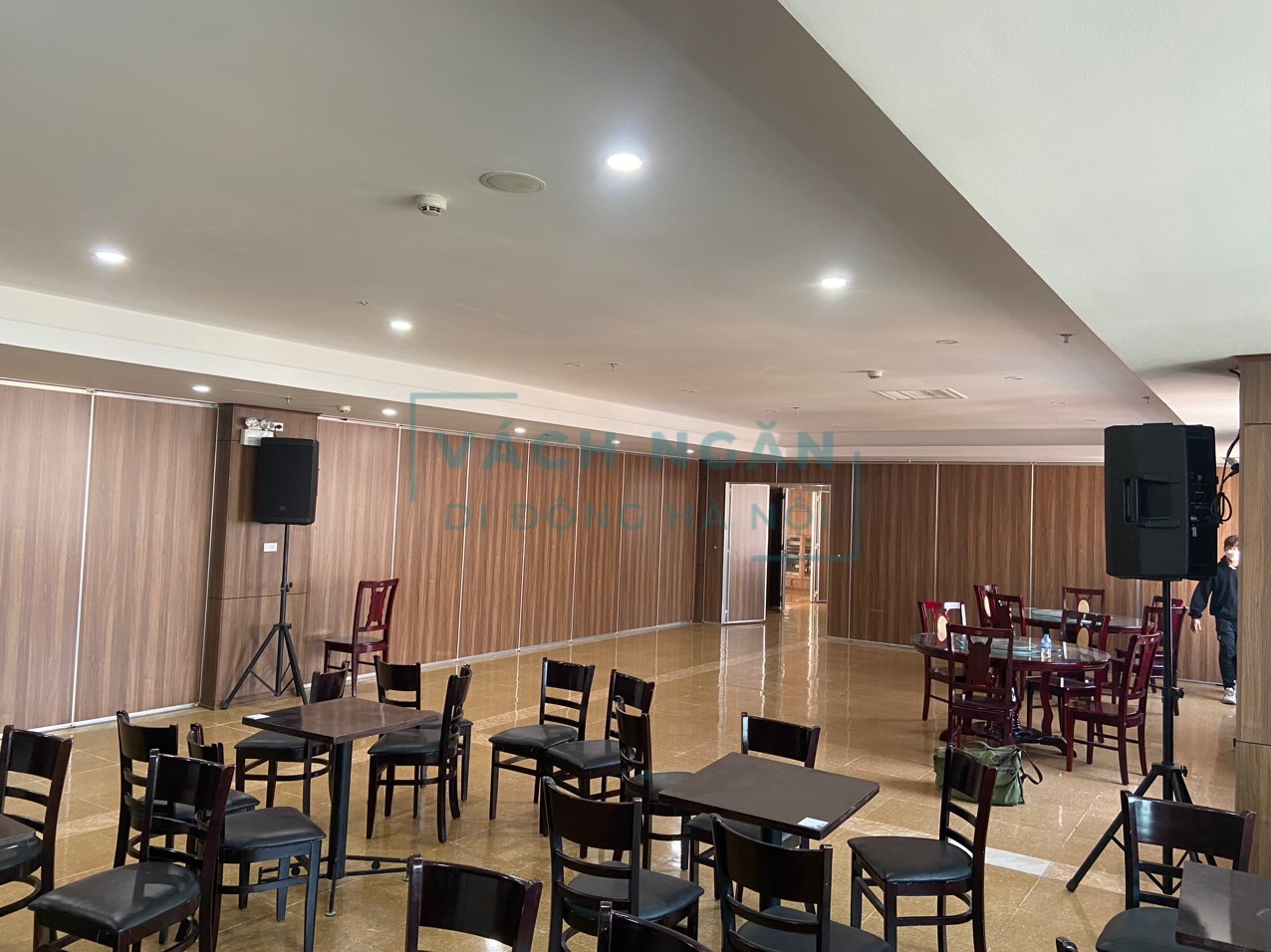 Công trình vách ngăn di động tầng 8 C47 Bộ Công An