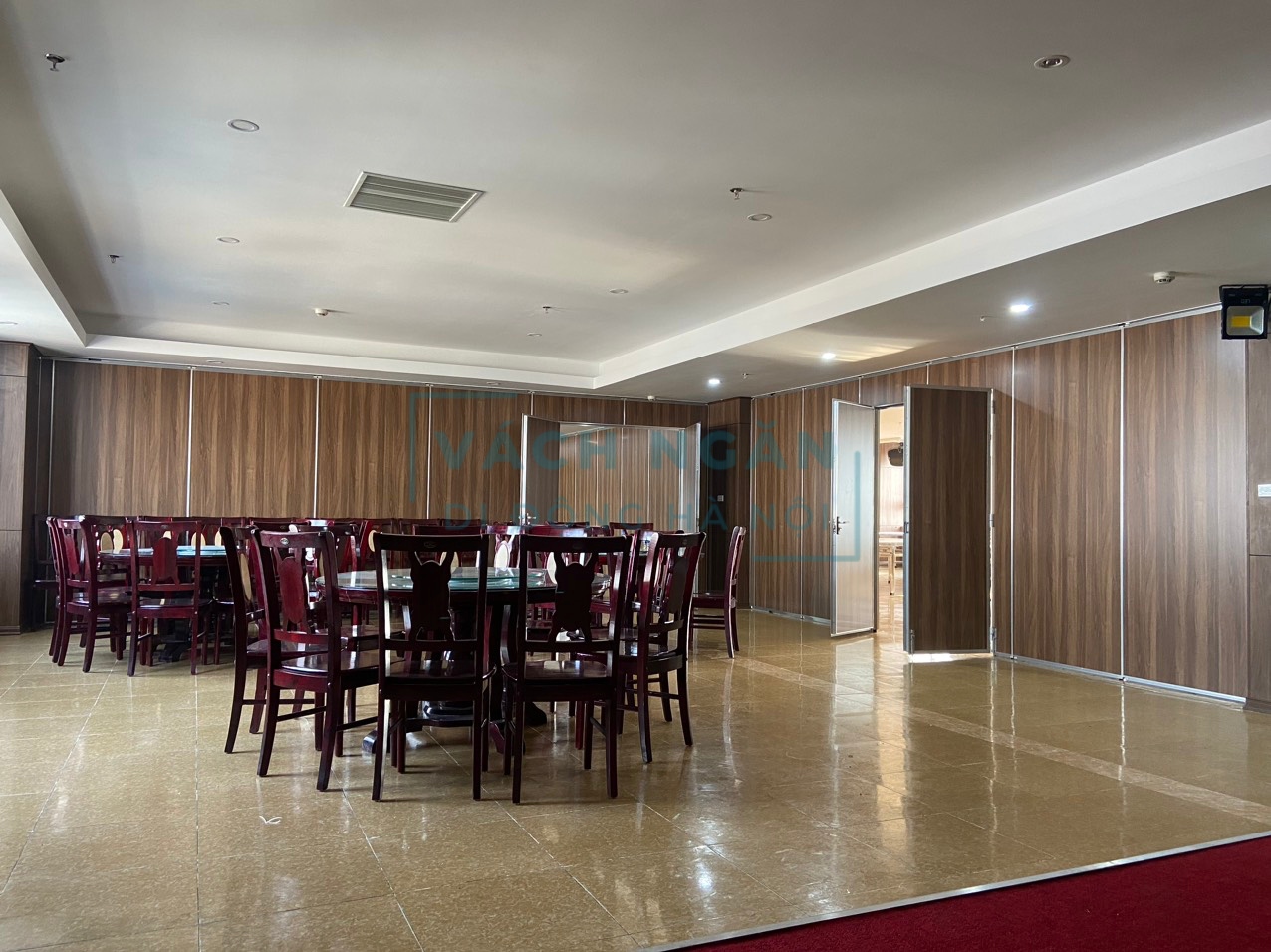 Công trình vách ngăn di động tầng 8 C47 Bộ Công An