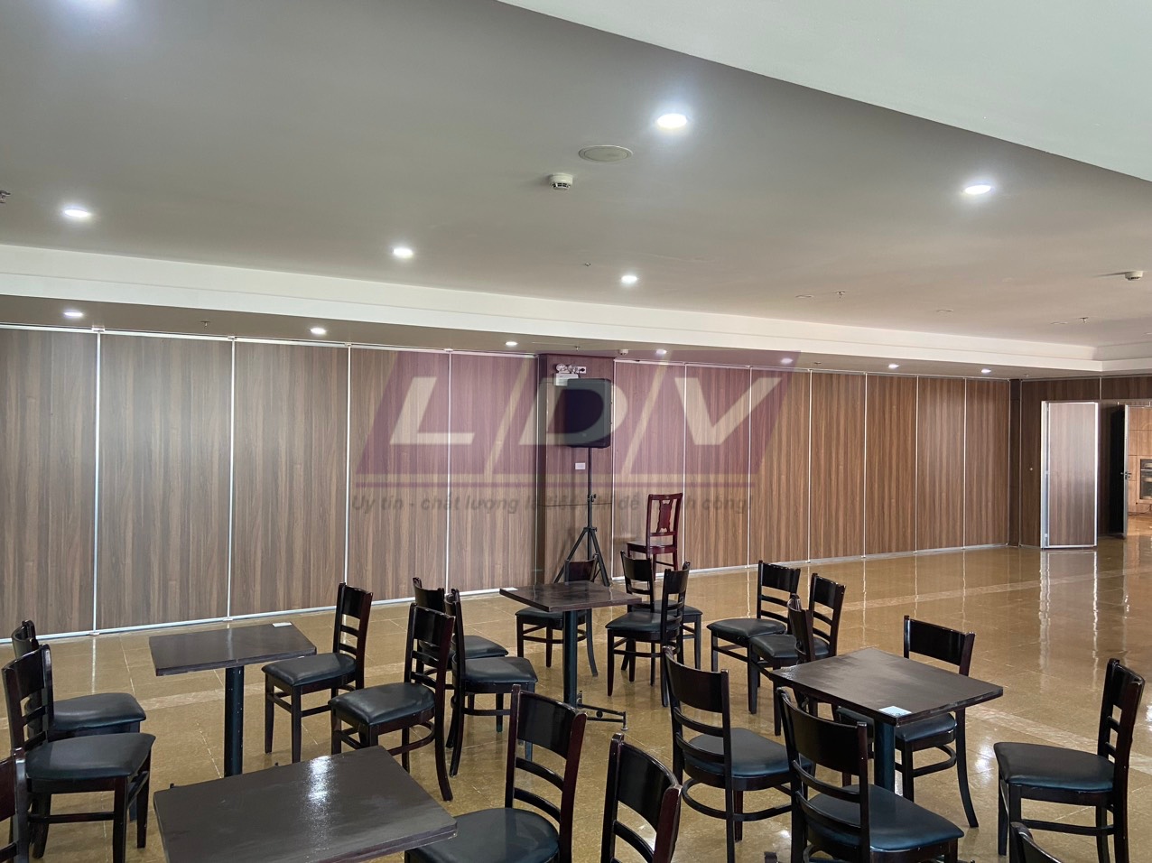 Công trình vách ngăn di động tầng 8 C47 Bộ Công An