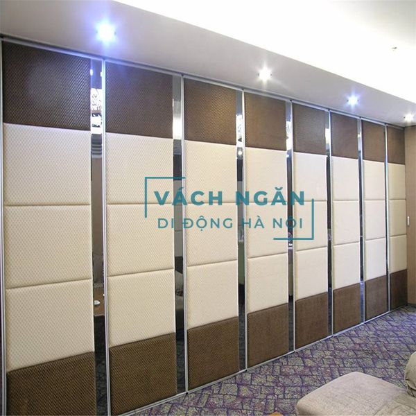 vách ngăn di động nỉ