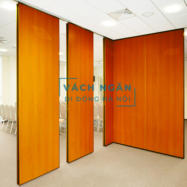 Vách ngăn di động sử dụng trong văn phòng, phòng họp bằng gỗ VDD-VP.PH-010