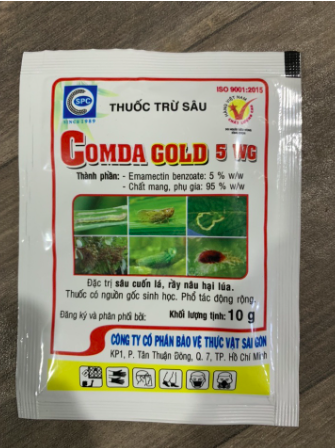 Dung dịch trừ sâu Comda Gold 10gr