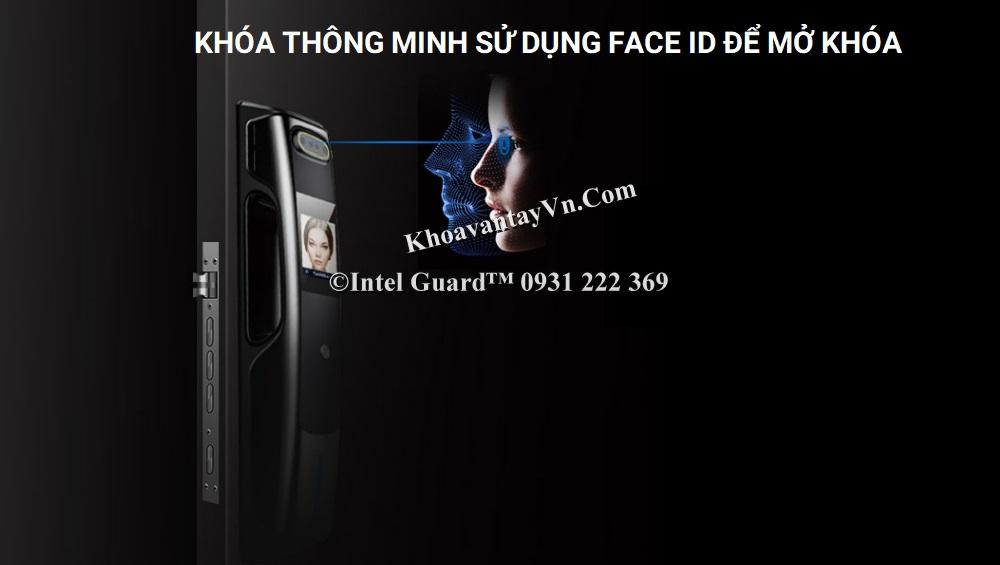 Khóa thông minh sử dụng face ID để mở khóa