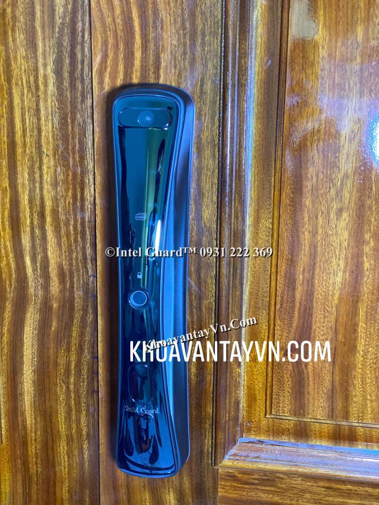 Khóa từ khóa điện tử thông minh kiêm chuông hình phiên bản màu đen huyền bí