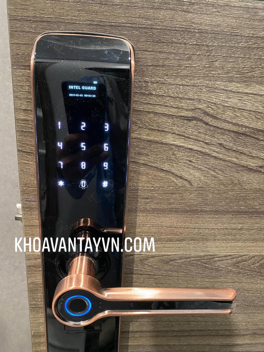 Khóa thông minh thương hiệu khóa cửa thông minh INTEL GUARD đã có mặt tại Hải Phòng