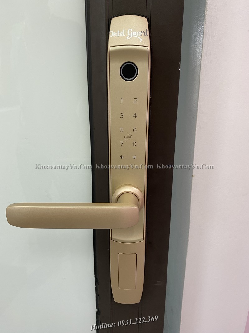 Khóa từ điện tử thông minh cửa nhôm KCN01 tại Hải Phòng