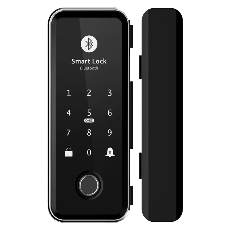 Khóa thông minh cửa kính MK179 kết nối với điện thoại qua APP TTLOCK thuần Việt