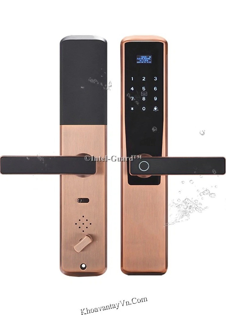 Khoá vân tay điện tử chống nước MK913 màu đồng