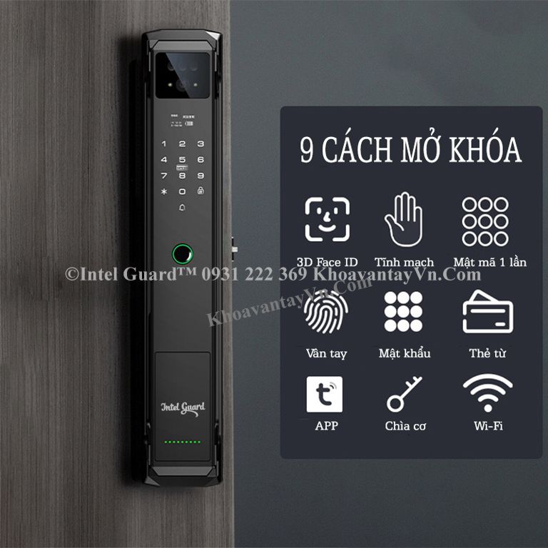 Dịch vụ lắp đặt khóa cửa thông minh khóa điện tử tại Thủy Nguyên với 9 cách mở khóa tiện lợi